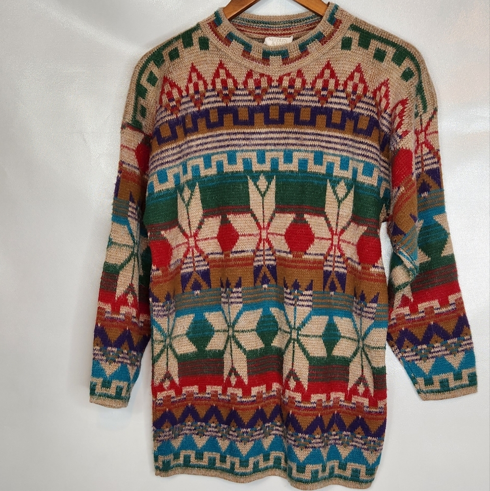 Needles and Yarn Vintage Snowflake Sweater